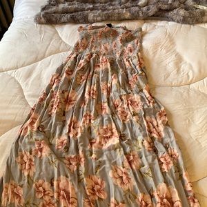 Floral Bandeau dress